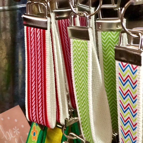 🏷️ Boutique Handmade Canvas Durable Keychains - Loop Multicolor & Pattern 2/$10 - Picture 3 of 6